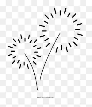 Drawing Fireworks Black And White - Transparent Fireworks ClipartFlare.com 