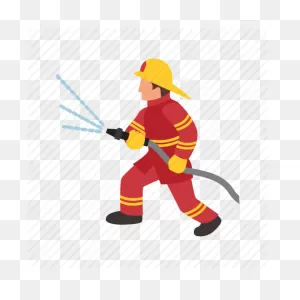 Firefighter Cartoon Clipart - Clothing, Yellow, Line, Transparent ClipartFlare.com 