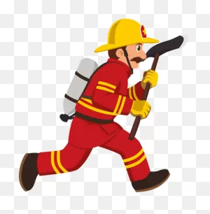 Firefighter Clipart Transparent - Firefighter Cartoon - (512X512 ClipartFlare.com 