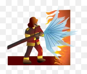 View Full Size Pommes - Fire Rescue Firefighter Clipart - Png ClipartFlare.com 