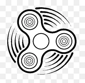 Fidget Spinner Coloring Page - Fidget Spinner Clip Art | Full Size ClipartFlare.com 