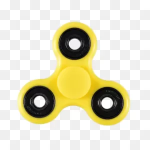 Yellow Fidget Spinner Transparent Png - Stickpng