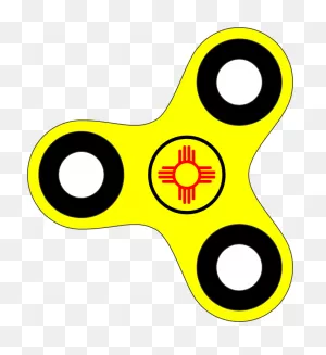 Zia Flag Fidget Spinners