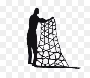 Fisherman Handling Fishing Net Fish Nets, Fishing, - Net ClipartFlare.com 