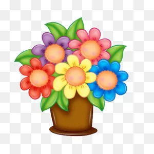 Flôres & Jardim E Etc. | Happy Flowers, Crafts, Clip Art