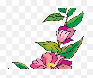 Original - Flower Page Border Design Clipart - Full Size Clipart ClipartFlare.com 