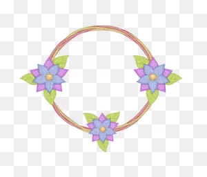 Kaz_Creations Deco Flower Circle Frame Colours, Kaz_Creations ClipartFlare.com 