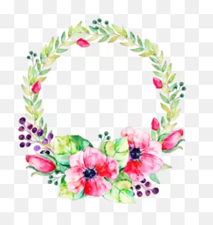 Kpop Flower Circle Frame Border Overlap Roses Clipart - Large Size ClipartFlare.com 