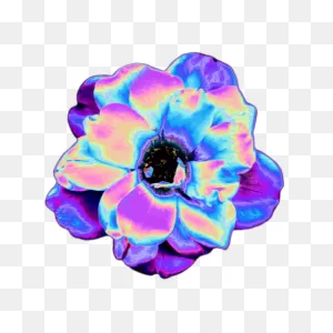 Vaporwave Cut Flowers Tumblr - Flower Png Download - 500*500 ClipartFlare.com 