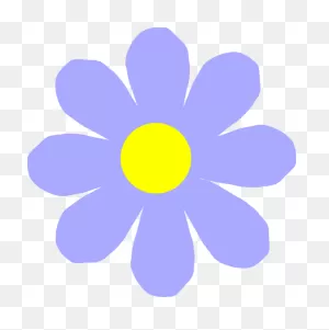 Blue Flower Clipart Petal - Flower With 8 Petals Clipart ClipartFlare.com 