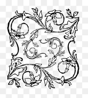 Corner Floral Decoration | Free PNG-WebP