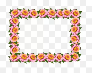 Free Photo Decoration Floral Border Petunia Frame - Max Pixel
