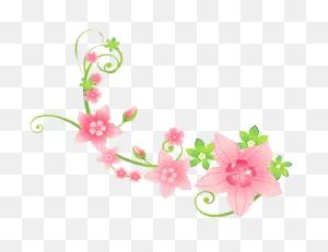 Spring Floral Decoration Png Photos | 
