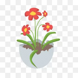 Blossom, Flower, Flower Vase, Nature, Spring Flower Icon - Download ClipartFlare.com 