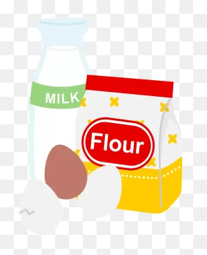 Flour, Egg, And Milk Clipart. Free Download Transparent .png ClipartFlare.com 