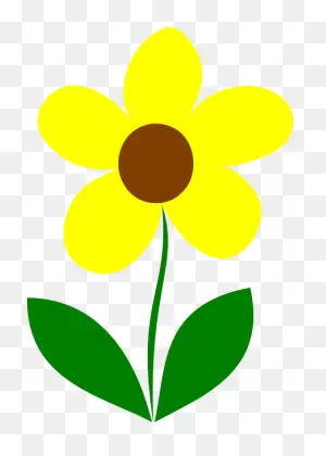 Yellow Flower Stem Clip Art At ClipartFlare ClipartFlare.com - Vector Clip Art Online ClipartFlare.com 