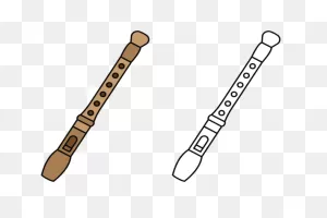Coloring Flute For Kids