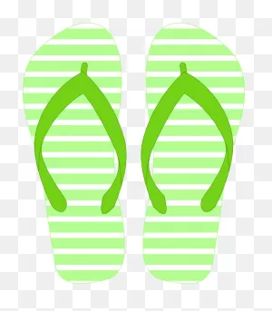 Free Flipflops - Green Flip Flops Clip Art | Full Size Png ClipartFlare.com 