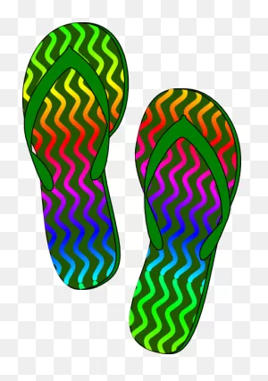 Green Flip Flops Clip Art At ClipartFlare ClipartFlare.com - Vector Clip Art Online ClipartFlare.com 