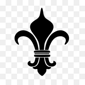 Fleur De Lis Decorative Sticker