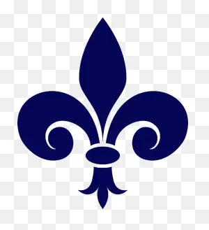 Fleur-De-Lis Heraldry Navy - Free Vector Graphic On ClipartFlare