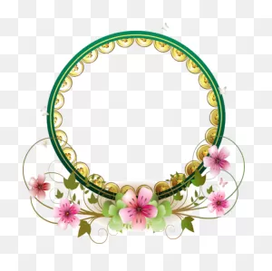 Circle Borders, Borders And Frames, Creations, Fabric, - Flower ClipartFlare.com 