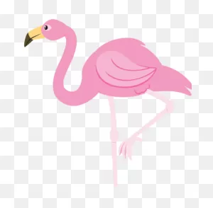 Pink Flamingo Png With One Foot In Air - 33188 - ClipartFlare
