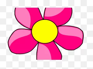 Yellow Flower Clipart Yellow Daisy - Red Flower Cartoon Png ClipartFlare.com 
