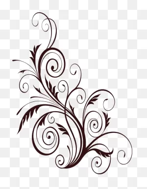 Brown Floral Png - Floral Design Vector Png Clipart - Full Size ClipartFlare.com 