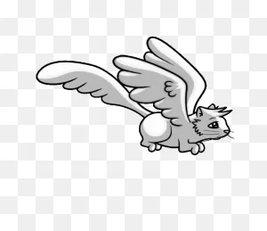 Animation - Flying Cat By Driftqueenfi On 