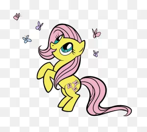 Fluttershy Fluttershy Pony Coloring Pages - ClipartFlare