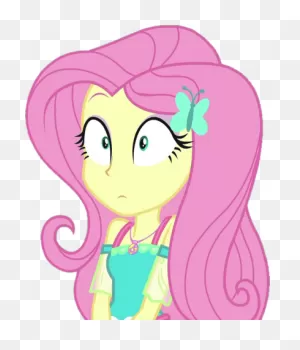 Vector] Fluttershy Shocked By Thebarsection | My Little Pony Comic ClipartFlare.com 
