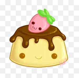 Cute Flan By Metterschlingel On  | Flan, Cute Food Art ClipartFlare.com 