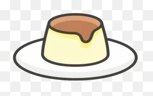 Custard Emoji Icon - Flan Clipart - Large Size Png Image - ClipartFlare