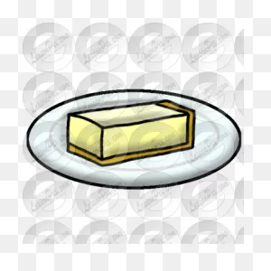 Flan Picture For Classroom / Therapy Use - Great Flan Clipart
