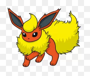 Flareon Pokemon Character Vector Art - Pokemon Flareon Clipart ClipartFlare.com 