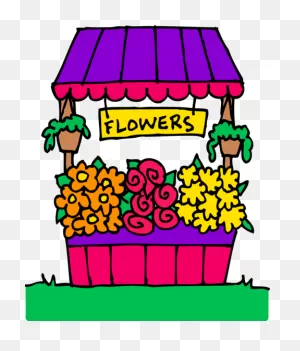 Flower Shop Cartoon,flower Cartoon,flower Shop_点力图库 | Free ClipartFlare.com 