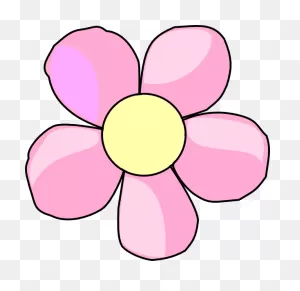 Flor Bonita Rosada Clip Art At ClipartFlare ClipartFlare.com - Vector Clip Art Online ClipartFlare.com 