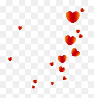 Romantic Png - Floating Hearts Transparent Background Clipart ClipartFlare.com 