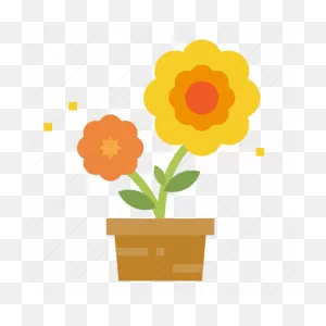 Flower, Flowers, Garden, Nature, Plant, Plants, Pot Icon - Download ClipartFlare.com 