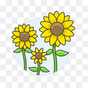 Flowers, Nature, Plants, Sunflower, Yellow Icon - Download On ClipartFlare.com 