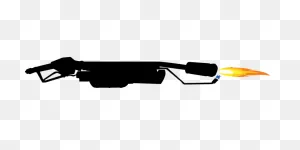 Flamethrower Silhouette Clipart - Free Vector Graphic On ClipartFlare