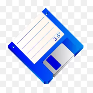 Labelled Floppy Disk Vector Clip Art | Free PNG-WebP