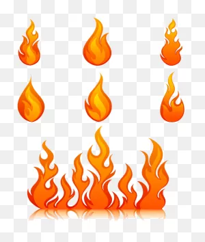 Clipart Flames Royalty Free - Fire Free Vector - Png Download ClipartFlare.com 