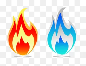 Flame Vector Art - Carbon Monoxide Gas Fire Flame | Full Size Png ClipartFlare.com 