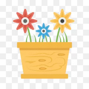 Floral Bucket, Flower Basket, Flower Bed, Flower Decoration, Gift ClipartFlare.com 