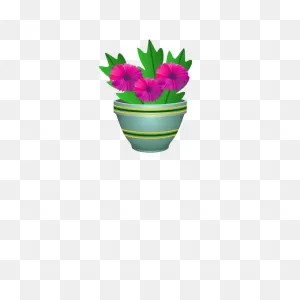 Purple Flower Pot | Free PNG-WebP