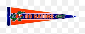 Florida Gators Pennant Clipart - Full Size Clipart (#2427132 ClipartFlare.com 