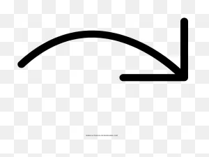 Right Curve Arrow Coloring Page - Flecha Curvada A La Derecha ClipartFlare.com 