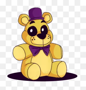 Fnaf Fredbear Plush Fanart Clipart - Full Size Clipart (#1572700 ClipartFlare.com 